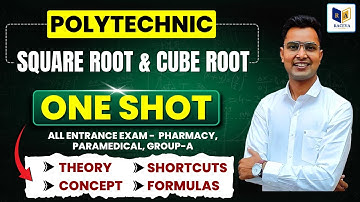 Polytechnic Math : Chapter - 1 , Lec 1 | Square Root and Cube Root | Ques Solution | #racevaacademy