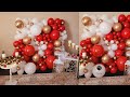 Balloon wall DIY | Valentines day balloon decor | How to