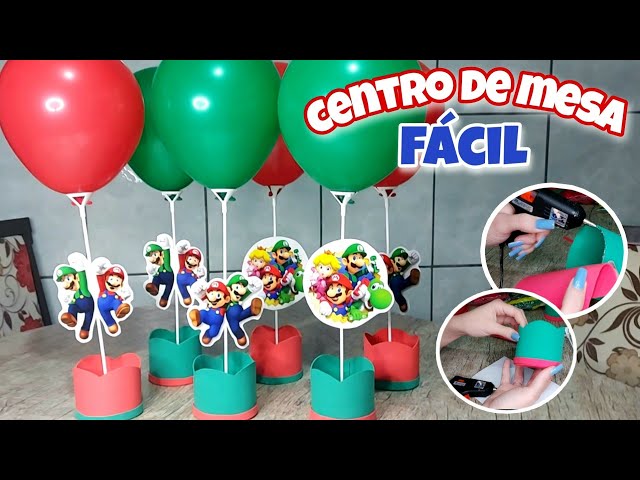 Centro de Mesa 2 Mario Bros Filme - Fazendo a Nossa Festa