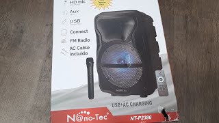 Unboxing Nanotec Speaker - Cabina NT-2386