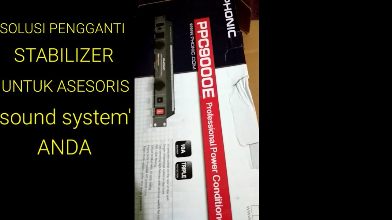 Power conditioner phonic.... YouTube