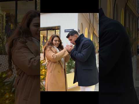 Mumbai girl tries to survive Europe winter🥶😰 #dhruvinanda #vienna #challenge #travel