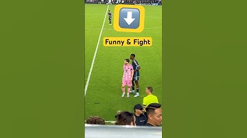 Messi Fight and Funny Moment at the same time 😡😅 #messi #lionelmessi