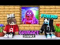  escapes grimace shake attack house in minecraft