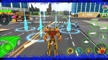 Bus Robot Car Transform War - Spaceship Robot Game android gameplay by Games Explanation