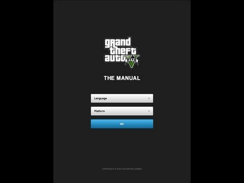 Grand Theft Auto V: The Manual App. As people can't read! this is NOT gameplay.