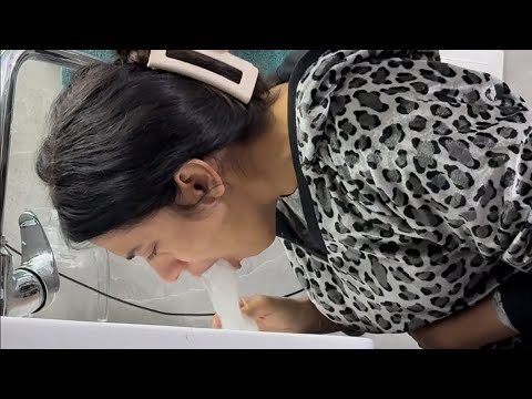 Kunjal Kriya Vomit Puking Stomachcleaning Shatkriya