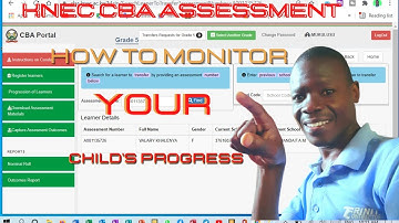 How Parents or Guardians Can Monitor Learners Progress on KNEC CBA Portal