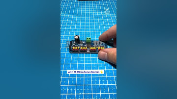#arduino powered Mechanical Clock 7-segment Display with Servo Motors #engineering #tme #diy