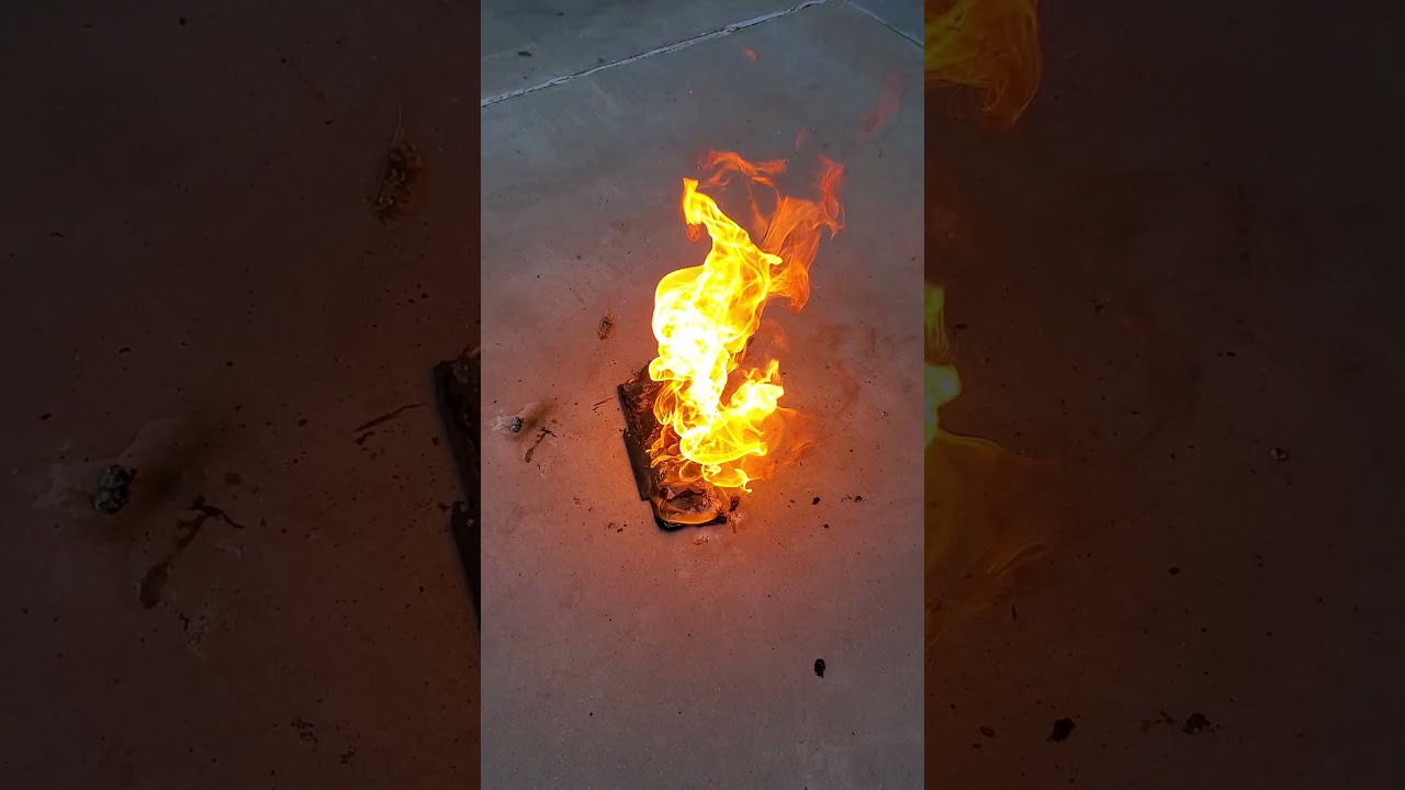 Dell Laptop battery fire YouTube