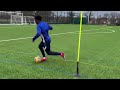 Footwork, speed, dribbling & change of direction session with Tariq Lamptey