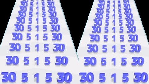 8 Minutes Best Satisfying Math Gameplay-Number Master Vs Number Rush 2048 | High Levels