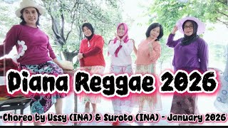 DIANA REGGAE 2026 #linedance #beginner #choreo by Ussy (INA) & Suroto (INA) - January 2026#by G to G