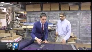 David Fin Ties Featured on NY1 During Fashion Week