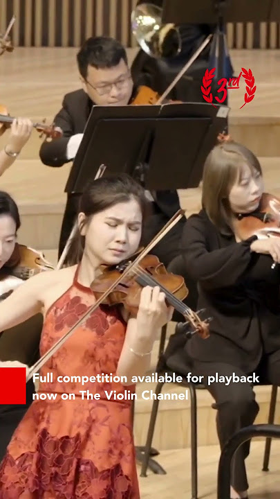 Third Prize at the 6th Annual Schoenfeld International String Competition Violin Division