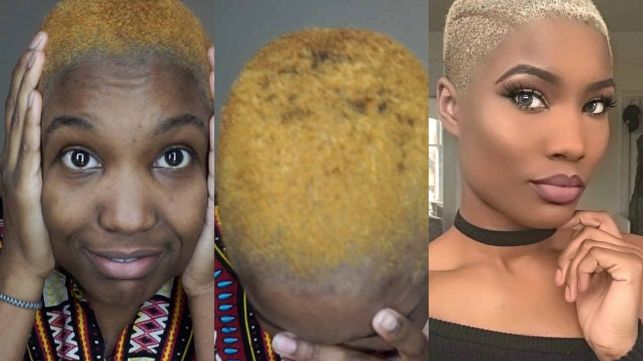 Bleaching My Black Twa From Black To Blonde Fail