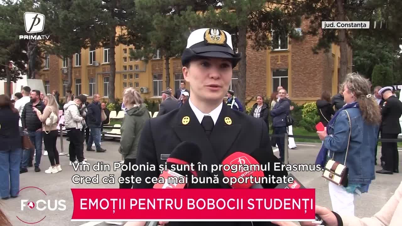 Emoții pentru bobocii studenți. Peste 500 de tineri visează la o carieră militară