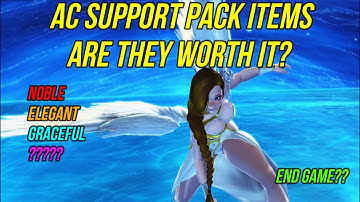 PSO2 Global: New AC Support Items, Are They Worth It? END GAME Augments? [END GAME??]