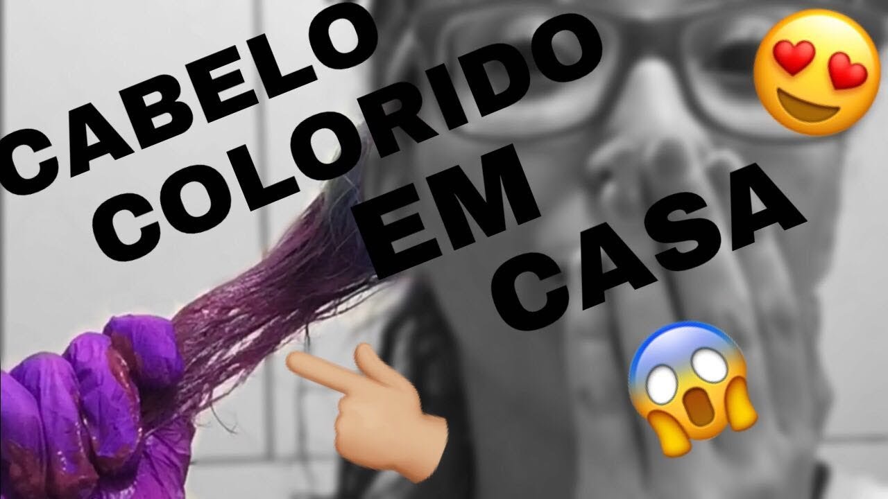 Como pintar o cabelo com anilina! YouTube Como pintar o cabelo com anilina! YouTube