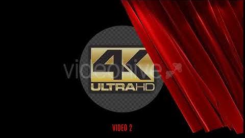 3D Realistic Red Curtains Opening & Closing Ver. 2 | Motion Graphics - Envato elements