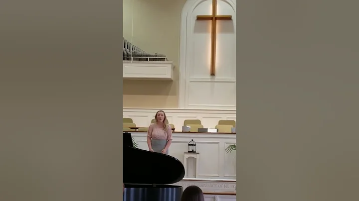 voice recital - when I have sung my songs