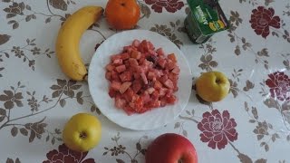 Фруктовый салат. Очень вкусный. Очень полезный. Фруктовый салат. Очень вкусный. Очень полезный.
