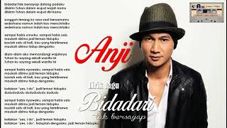 Lirik lagu anji - bidadari tak bersayap
------------------------------------------------------------ "bidadari
bersayap" datang pad...