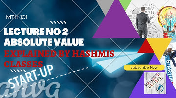Detailed discussion on Absolute value lecture 2 of #MTH101 #Virtual_university #shortnotes