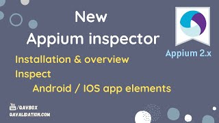 New Appium inspector for Appium 2.x | installation | inspect Android & IOS apps screenshot 5