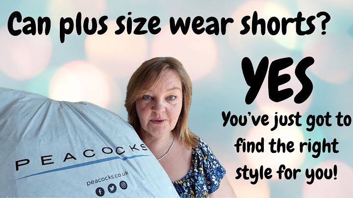 Can plus size wear shorts? Four different styles of shorts from PEACOCKS. Which one suits me best?