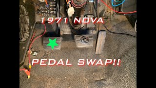 1971 Nova - TKX Prep - Auto to Manual pedal conversion