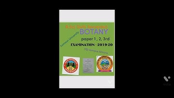 B.Sc 6 semester years paper #kumaunUniversity #ssjcampus privious year question paper