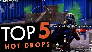 MY TOP 5 HOT DROP LOCATIONS IN PUBG MOBILE