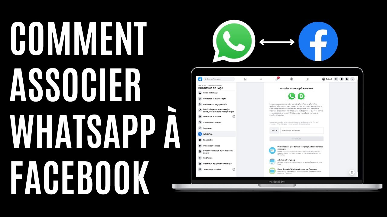 Comment associer WhatsApp à Facebook
