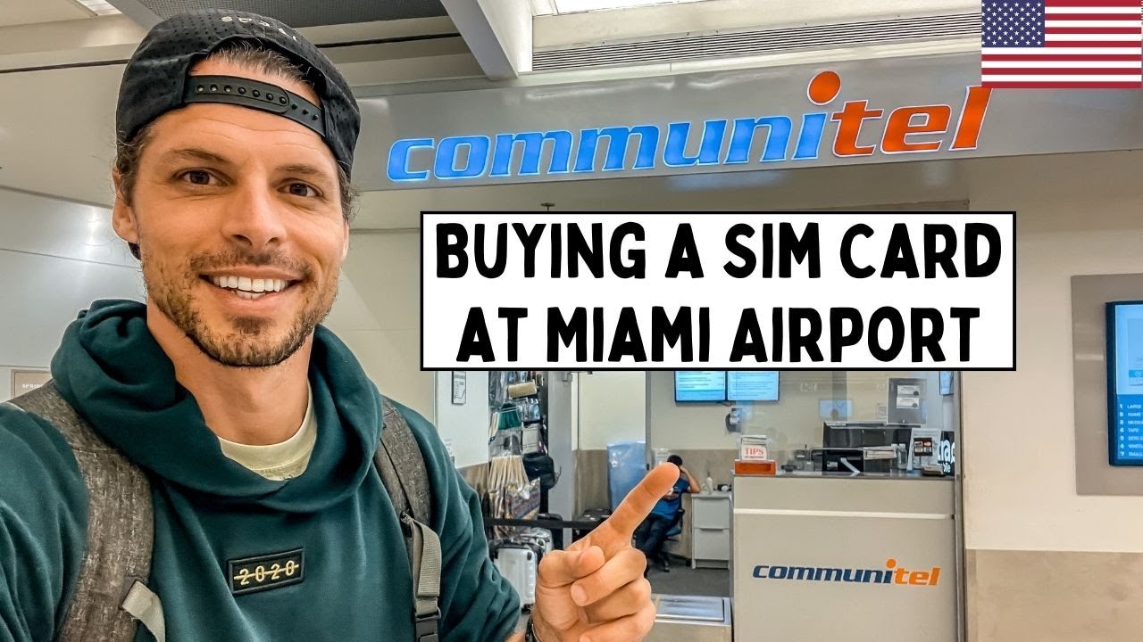 Buying a Sim Card for USA at Miami Airport 