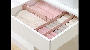 Multi Purpose Plastic Adjustable Drawer Dividers