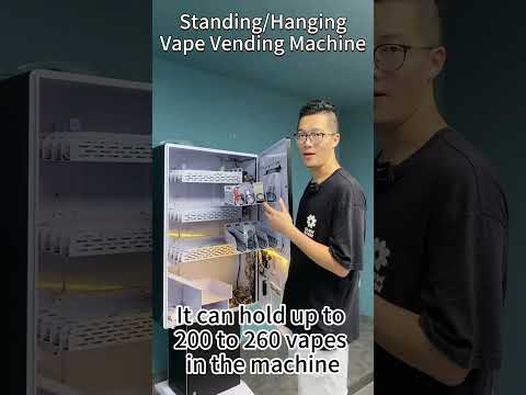Standing Floor Type E Ciagarette Vape Vending Machine With Nayax Card Reader Age Checker