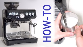 How to Steam Milk on the Breville Barista Express