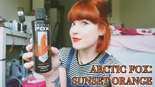 Dying My Hair With Arctic Fox Sunset Orange - Cruelty Free