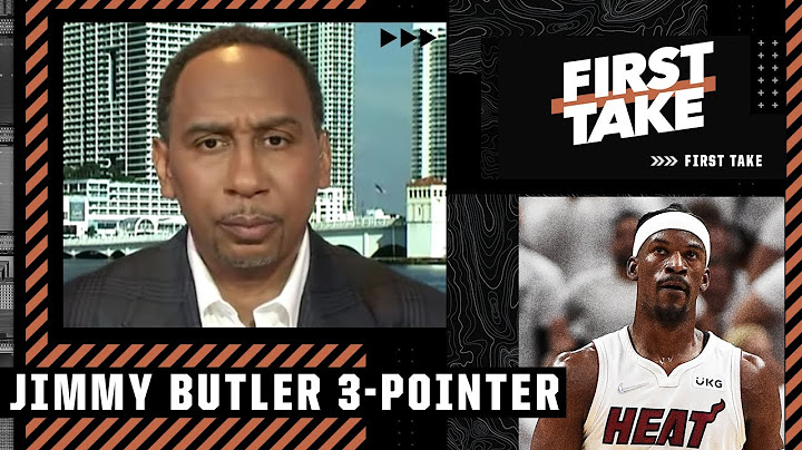 Stephen A: NO ISSUE with Jimmy Butler's 3-point shot | First Take