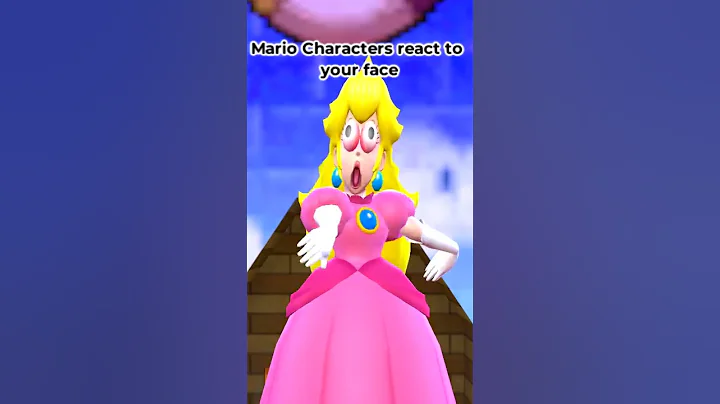 Mario Characters react to your face #shorts