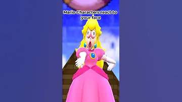 Mario Characters React To Your Face Shorts 