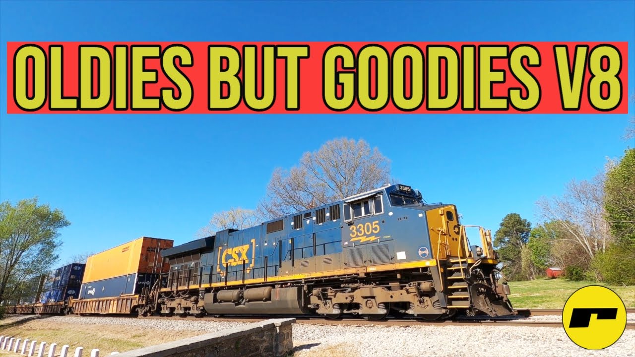 Three CSX Freight Trains From April 2022 Oldies But Goodies V8 YouTube