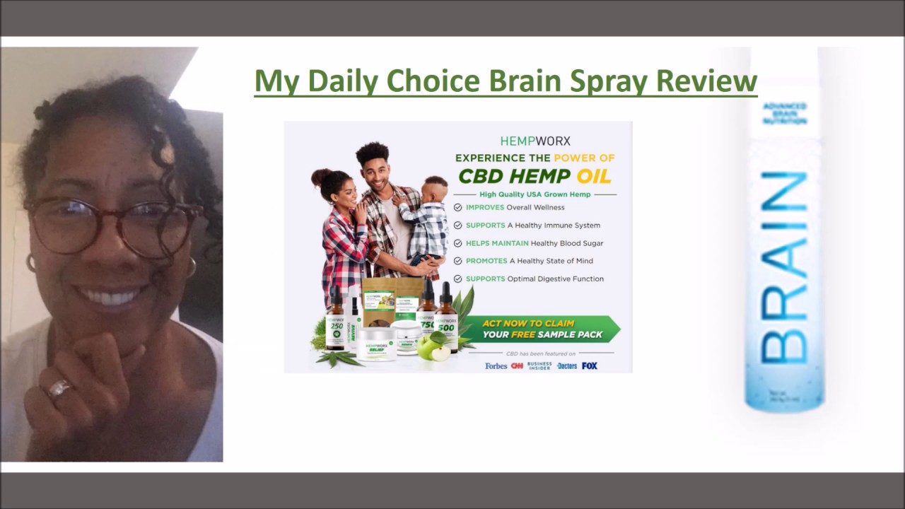 My Daily Choice Brain Spray Review Wake Your Mind Up! YouTube