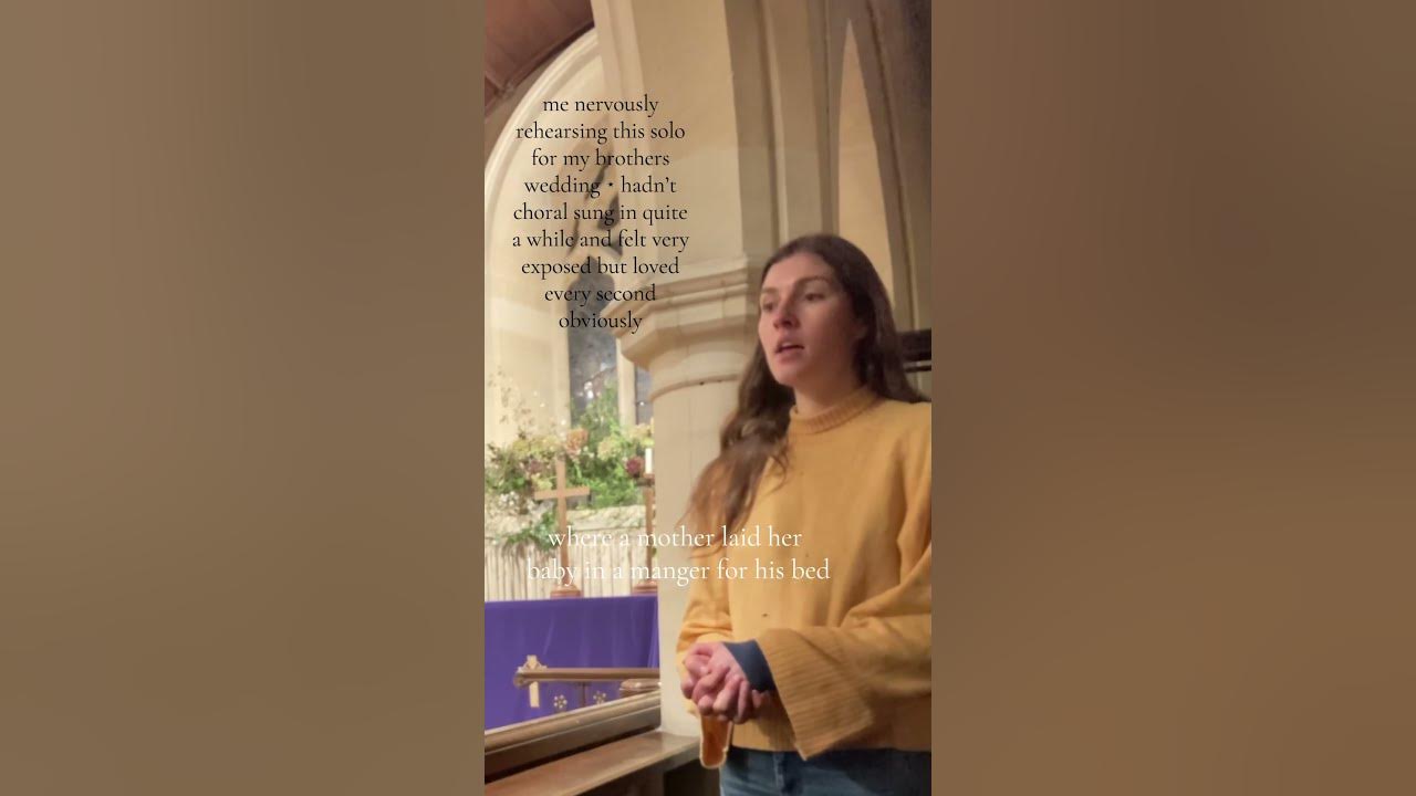 nervous carol singing ⋆ once in royal davids city for my brothers wedding #carolsinging nervous carol singing ⋆ once in royal davids city for my brothers wedding #carolsinging