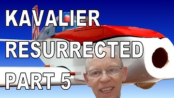 Kamco Kavalier RC Plane Retro Build Part 5 Covering the Wing