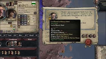 Crusader Kings 2: Game of thrones mod Feast for Crows Scenario SPOILERS!- Snow Part 32