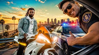 PULLED OVER BY AN AWESOME COP
