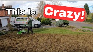 Scarifying A VERY THICK Thatchy Lawn by LawnRight Lawn Care 198,641 views 2 months ago 8 minutes, 25 seconds