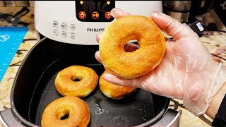 الدونتس في القلاية الهوائيه فيليبس بدون زيت Donuts in the Philips air fryer